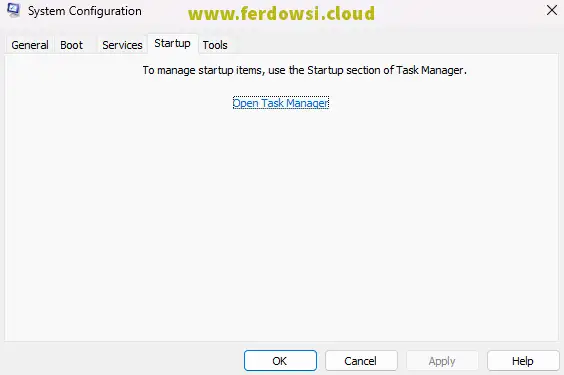 لغو اجرای خودکار برنامه‌ها در task manager