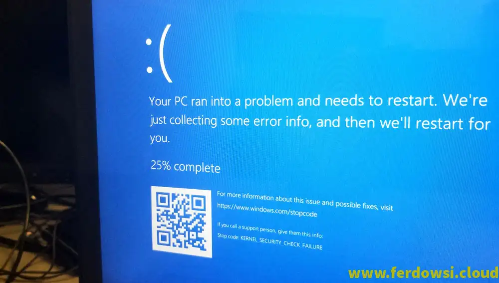 صفحه آبی ویندوز (BSOD) چیست؟