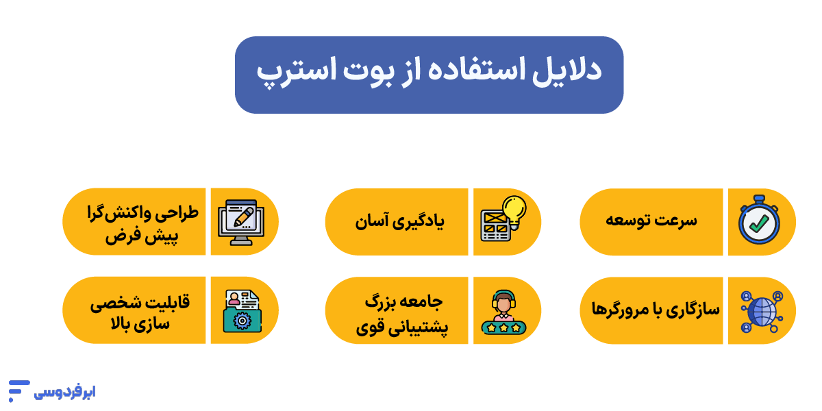 دلایل استفاده از بوت استرپ