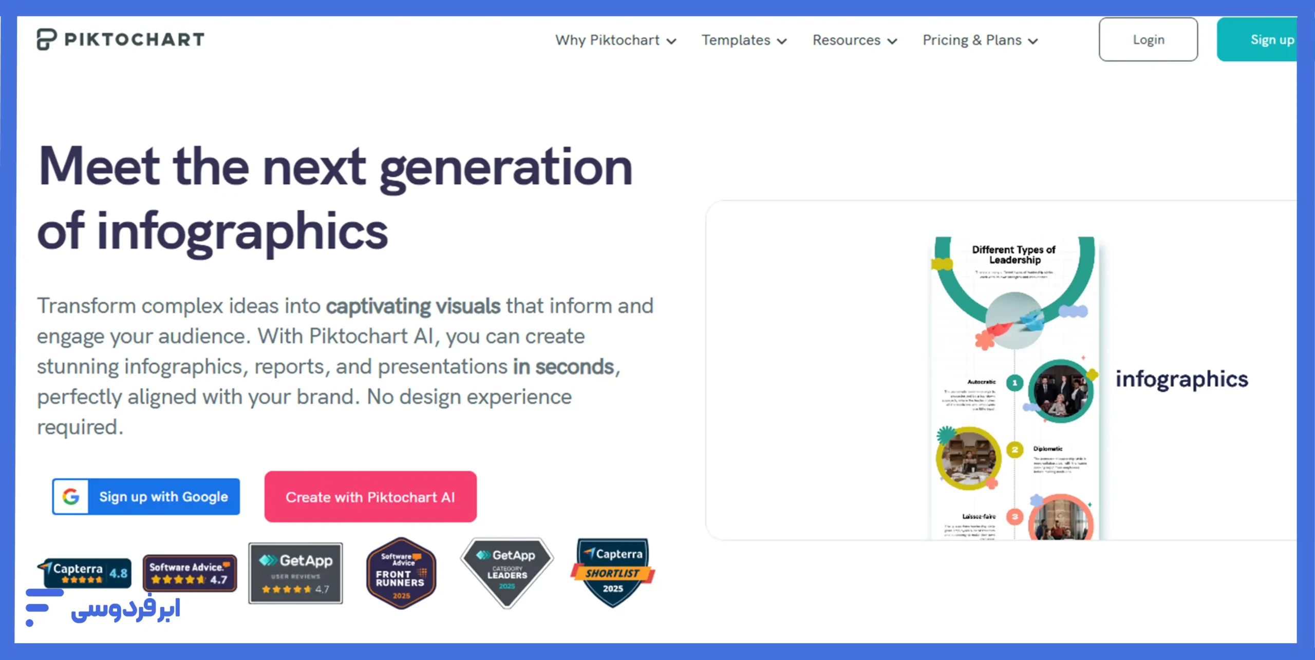 Piktochart ابزار تخصصی ساخت اینفوگرافیک