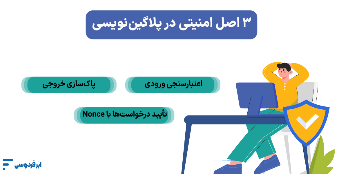 سه اصل طلایی امنیت در پلاگین نویسی