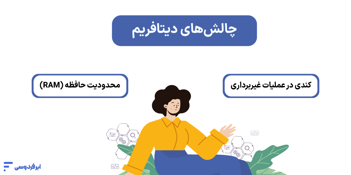 چالش های دیتافریم