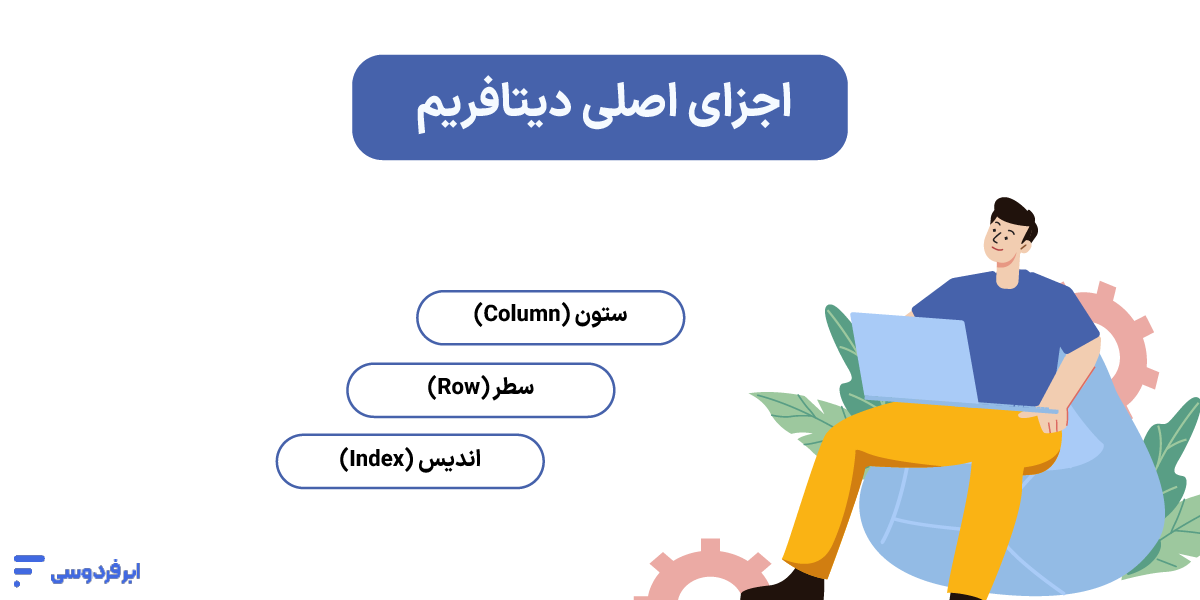 اجزای اصلی یک دیتافریم