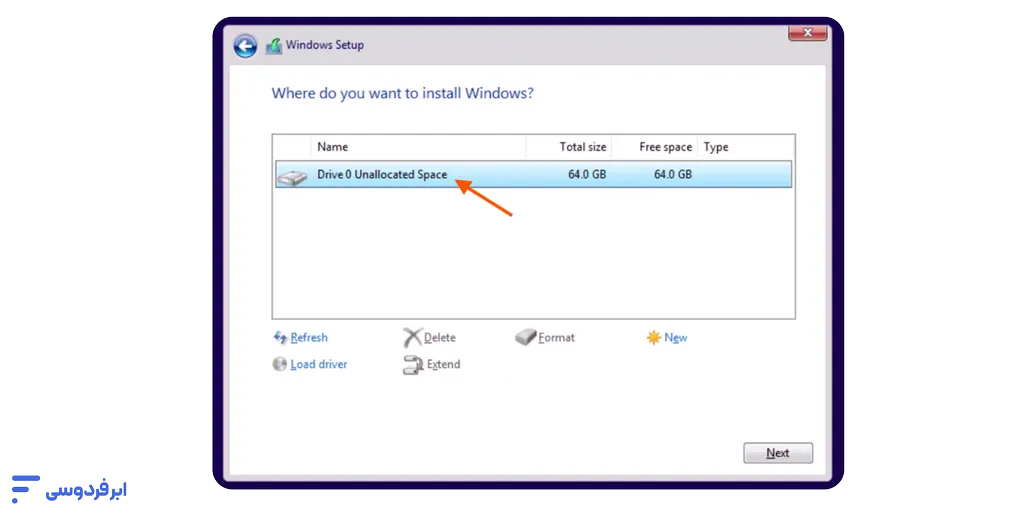 آموزش نصب ویندوز ۱۱ (windows 11) گامبهگام پارتیشن بندی هارد برای نصب ویندوز ۱۱
