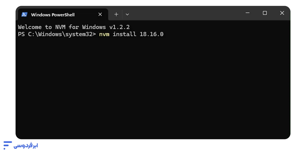 نصب node js؛ آموزش گامبهگام در ویندوز، لینوکس و مک نصب node js با nvm installer