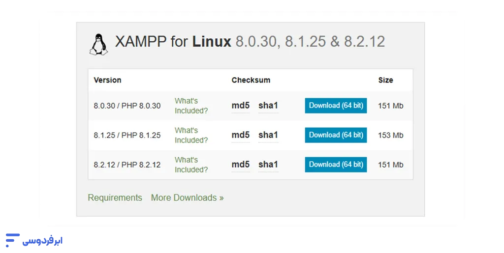 نصب xampp؛ آموزش گامبهگام و تصویری در ویندوز و لینوکس دانلود xampp برای لینوکس