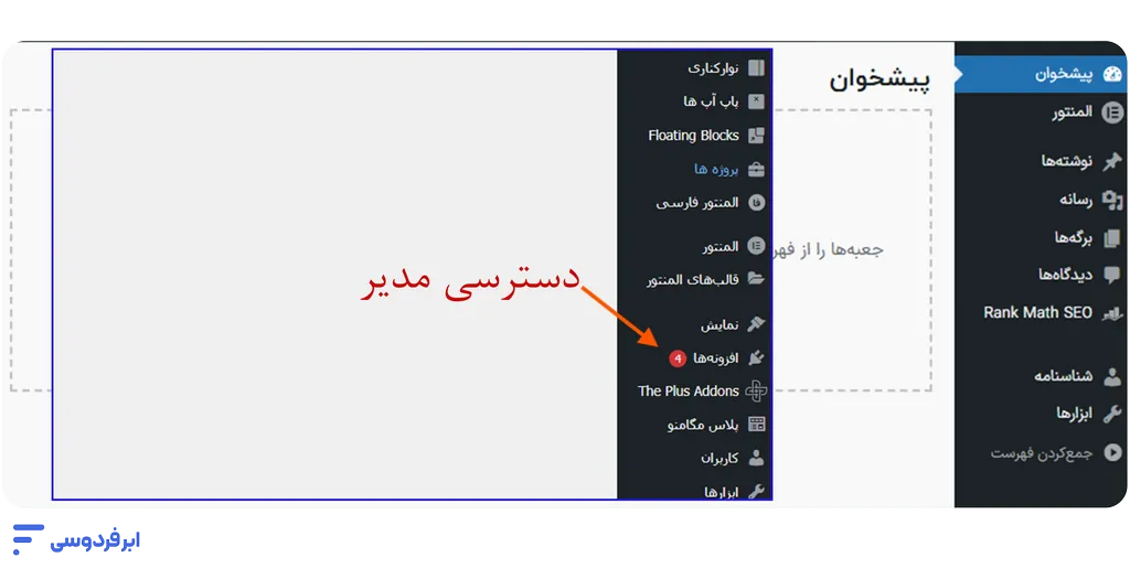 حل مشکل نصب افزونه در وردپرس (5 روش رفع ارور + نصب دستی) تفاوت دسترسی وردپرس در حالت عادی و حالت مدیرکل
