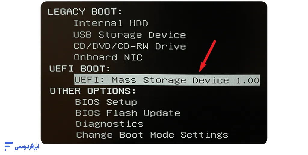 نصب لینوکس در کنار ویندوز (آموزش گامبهگام Dual Boot) تغییر اولویت بوت