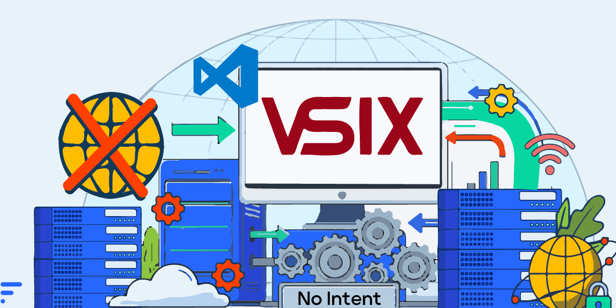 نصب افزونه VSCode در اینترنت ملی؛ نصب آفلاین VSIX نصب افزونه VSCode در اینترنت ملی