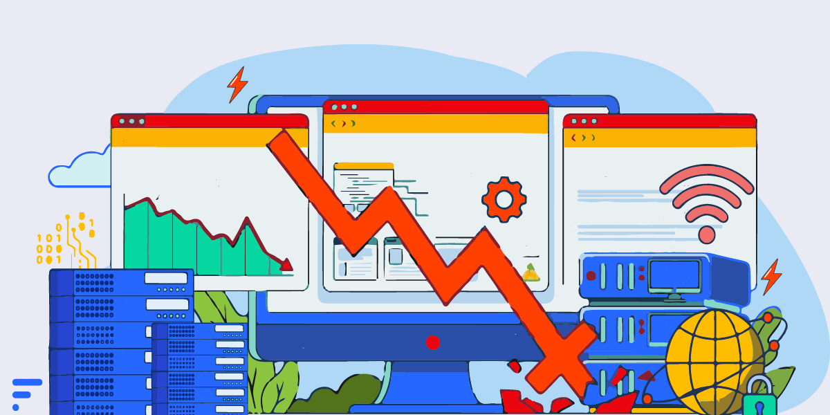 دلایل کاهش بازدید سایت؛ چرا ورودی گوگل افت میکند؟ دلایل کاهش بازدید سایت